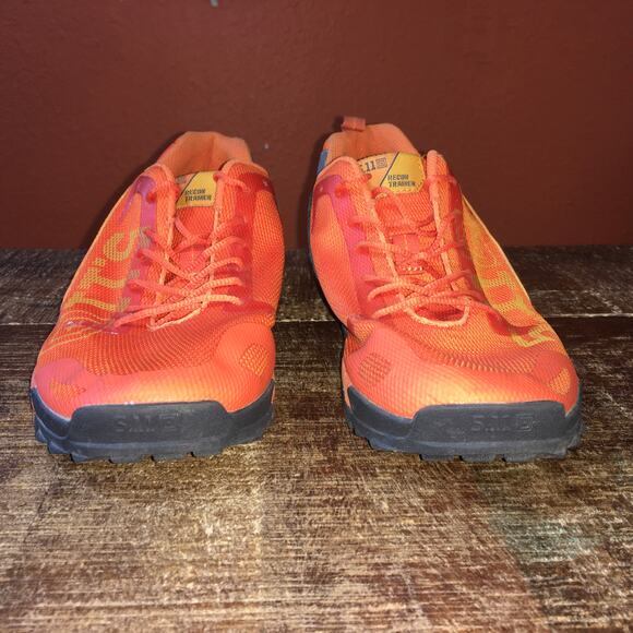 5.11 Tactical Recon Trainer Shoe Womens 8 Orange Sneaker All Terrain Workout - Picture 2 of 8